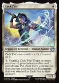 Zack Fair – Uncommon Magic: The Gathering card from Final Fantasy (#45)