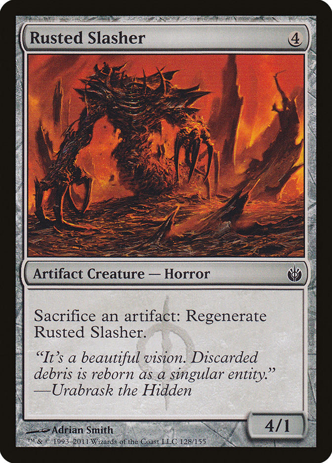 Rusted Slasher – Common Magic: The Gathering card from Mirrodin Besieged (#128)