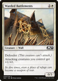 Warded Battlements – Common Magic: The Gathering card from Core Set 2021 (#44)