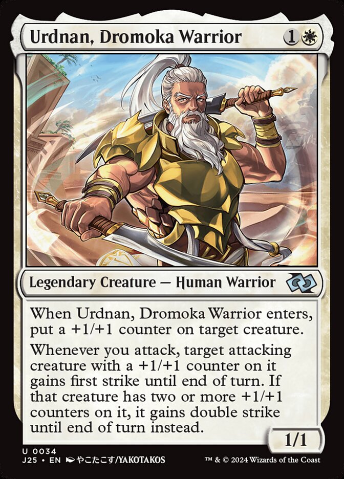 Urdnan, Dromoka Warrior – Uncommon Magic: The Gathering card from Foundations Jumpstart (#34)
