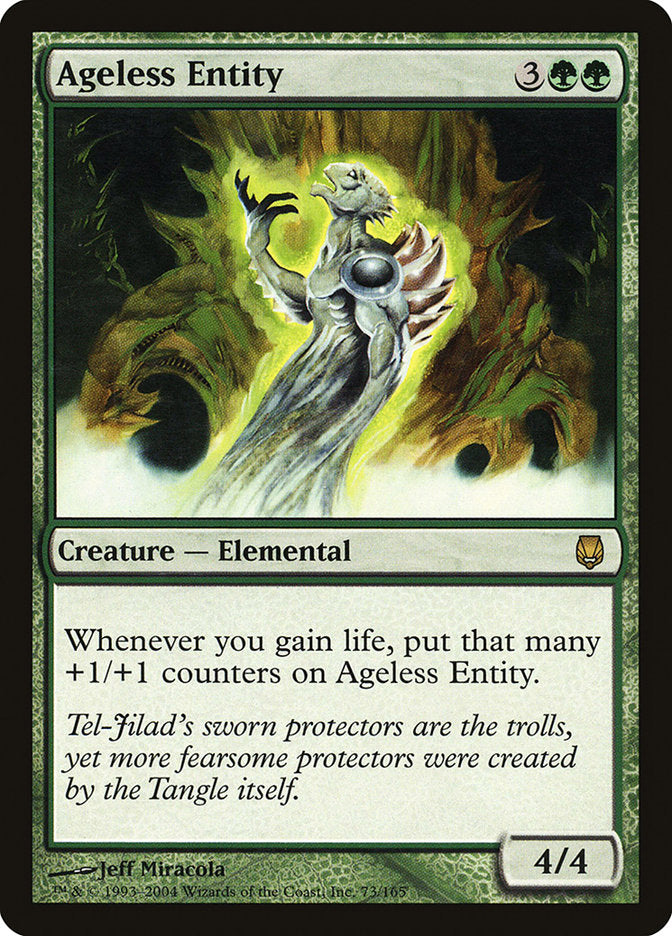 Ageless Entity – Rare Magic: The Gathering card from Darksteel (#73)