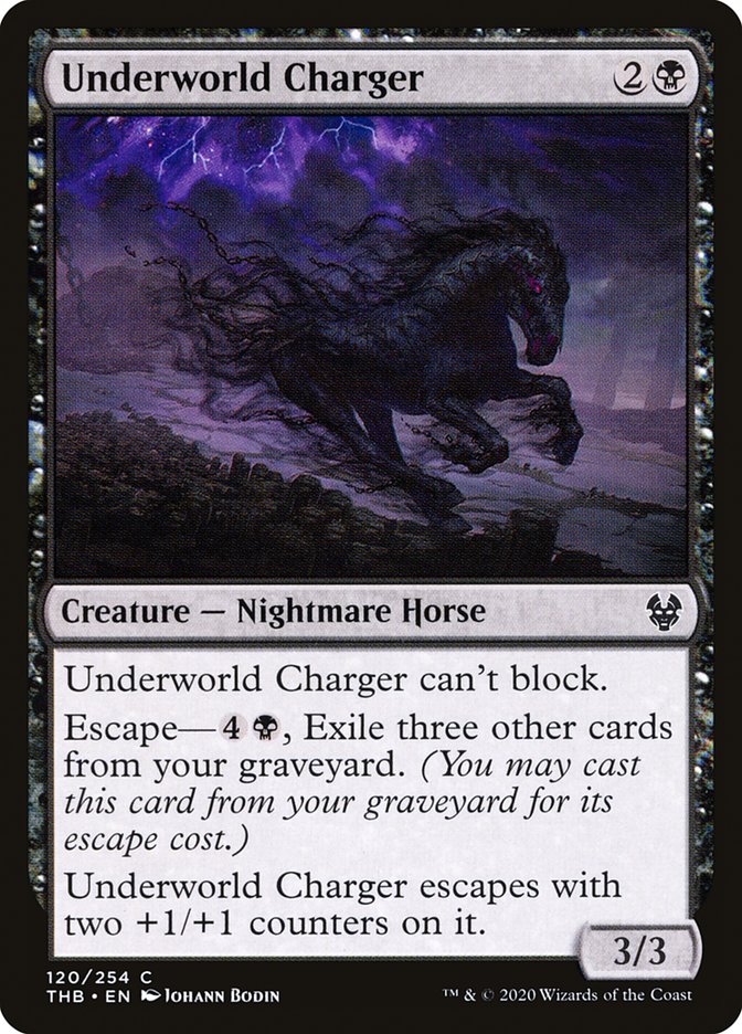 Underworld Charger – Common Magic: The Gathering card from Theros Beyond Death (#120)