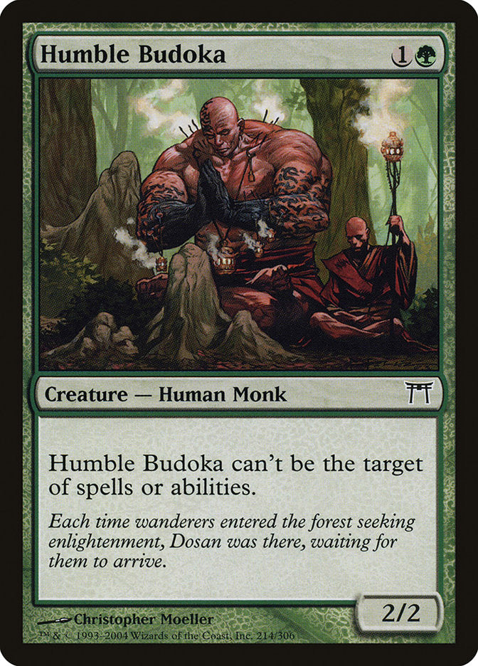 Humble Budoka – Common Magic: The Gathering card from Champions of Kamigawa (#214)
