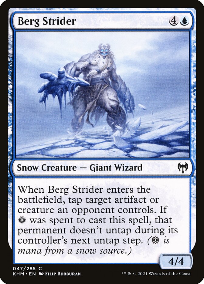 Berg Strider – Common Magic: The Gathering card from Kaldheim (#47)