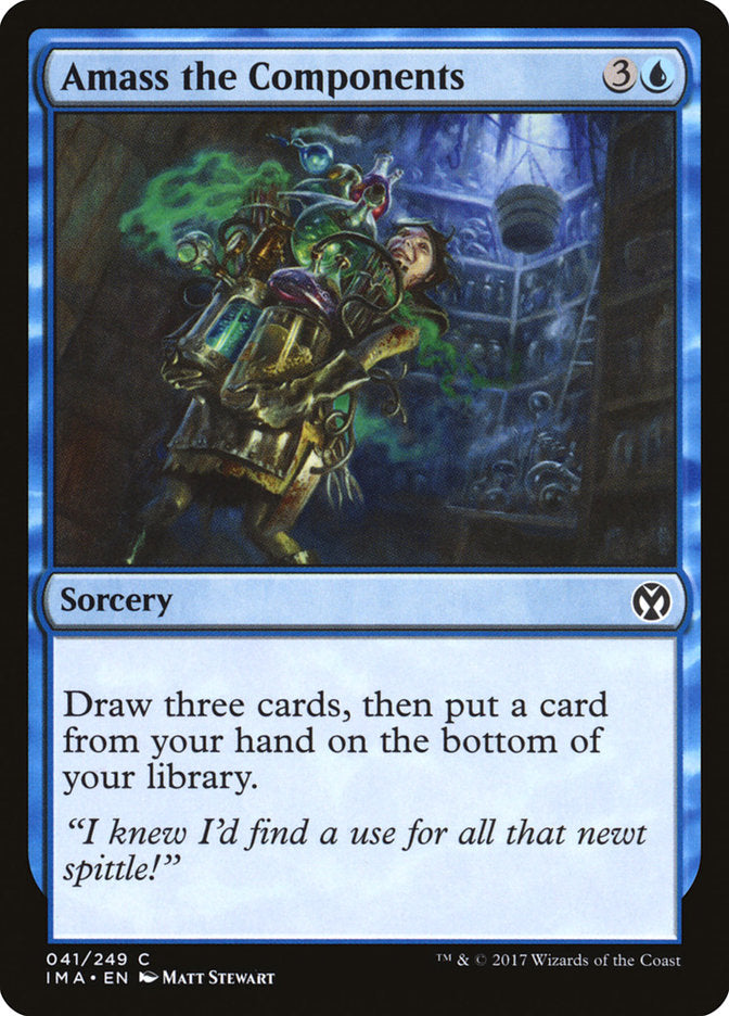 Amass the Components – Common Magic: The Gathering card from Iconic Masters (#41)