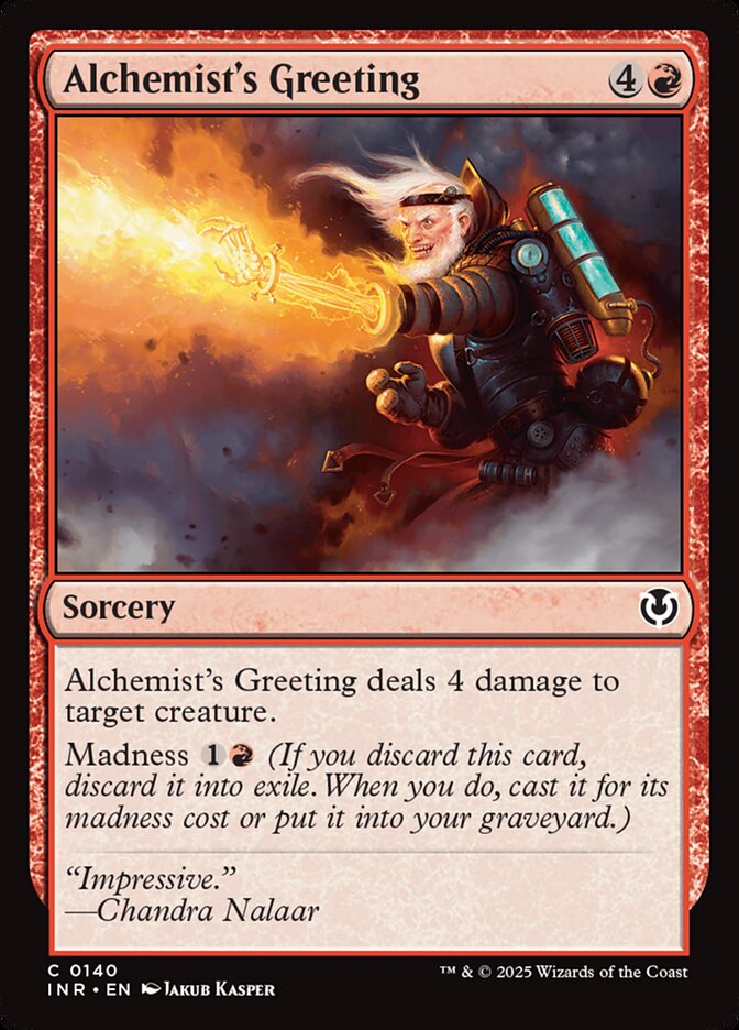 Alchemist's Greeting – Common Magic: The Gathering card from Innistrad Remastered (#140)