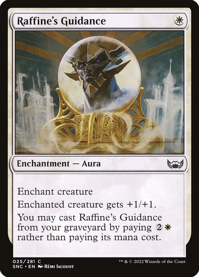 Raffine's Guidance – Common Magic: The Gathering card from Streets of New Capenna (#25)