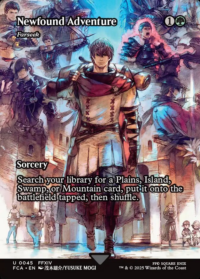 Newfound Adventure – Uncommon Magic: The Gathering card from Final Fantasy: Through the Ages (#45)