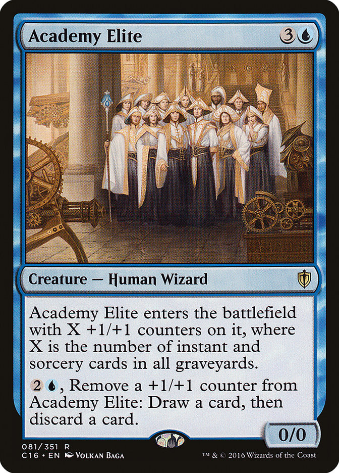 Academy Elite – Rare Magic: The Gathering card from Commander 2016 (#81)