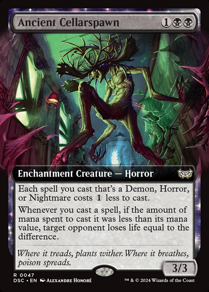 Ancient Cellarspawn – Rare Magic: The Gathering card from Duskmourn: House of Horror Commander (#47)