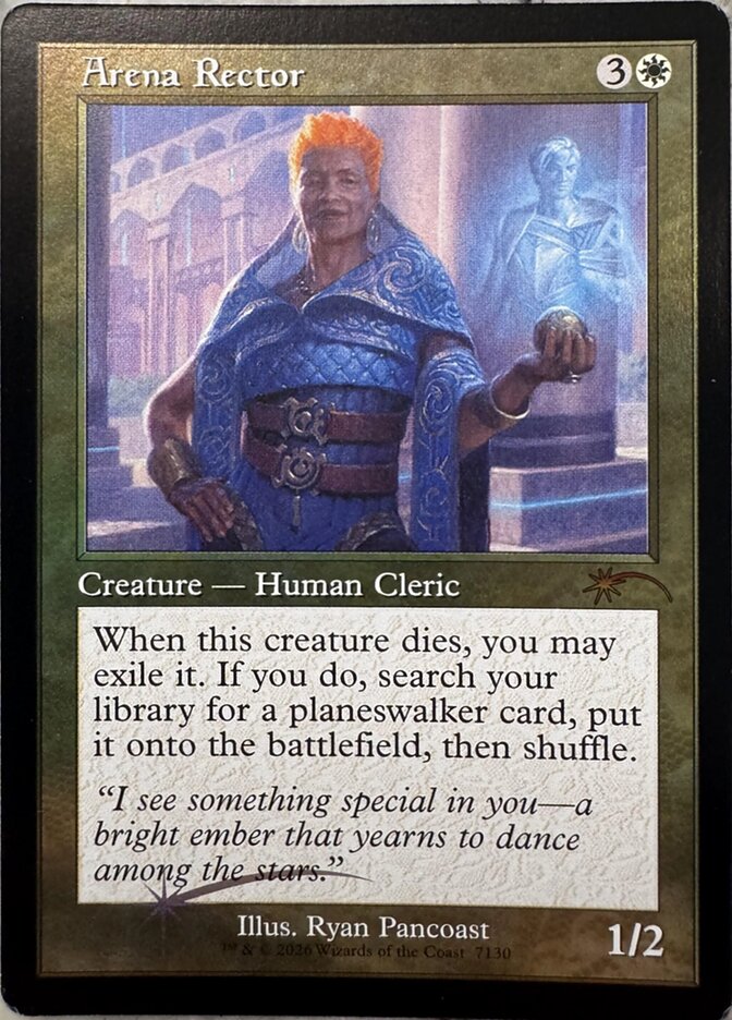 Arena Rector – Mythic Magic: The Gathering card from Secret Lair Drop (#7130)