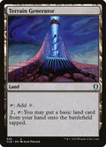 Terrain Generator – Uncommon Magic: The Gathering card from Commander Legends: Battle for Baldur's Gate (#926)