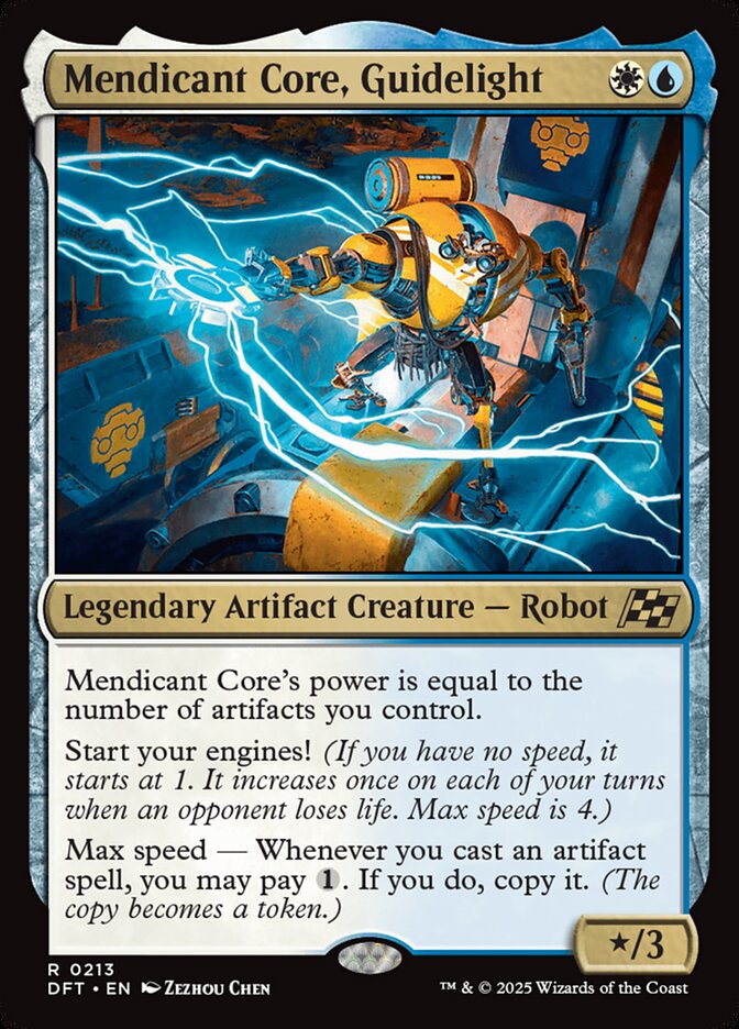 Mendicant Core, Guidelight – Rare Magic: The Gathering card from Aetherdrift (#213)