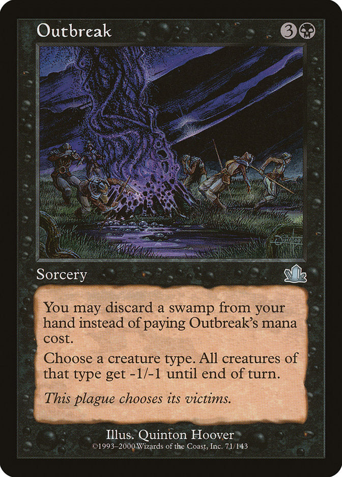 Outbreak – Uncommon Magic: The Gathering card from Prophecy (#71)