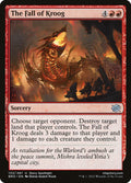 The Fall of Kroog – Uncommon Magic: The Gathering card from The Brothers' War (#133)