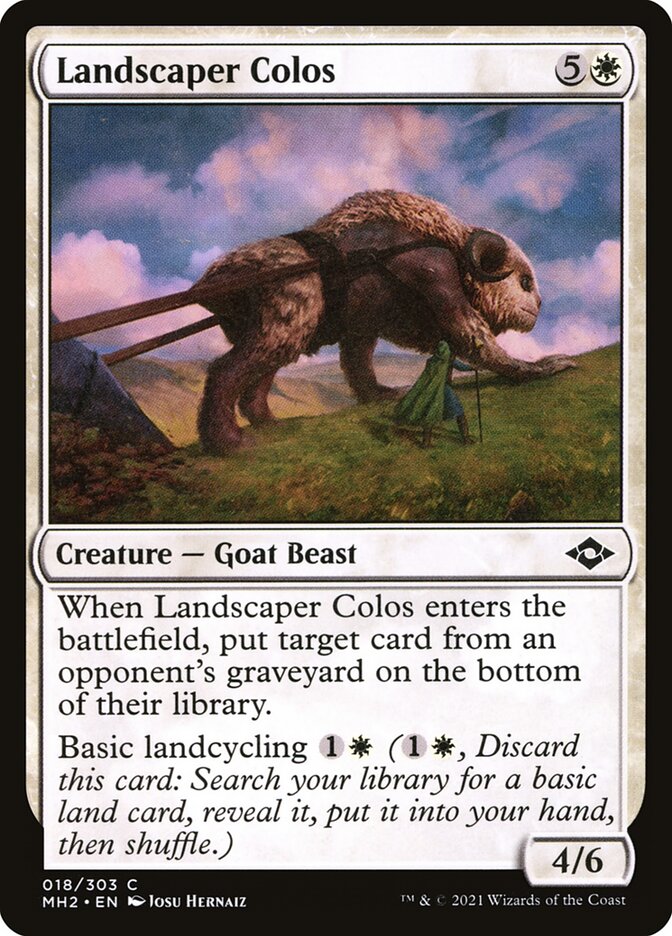 Landscaper Colos – Common Magic: The Gathering card from Modern Horizons 2 (#18)