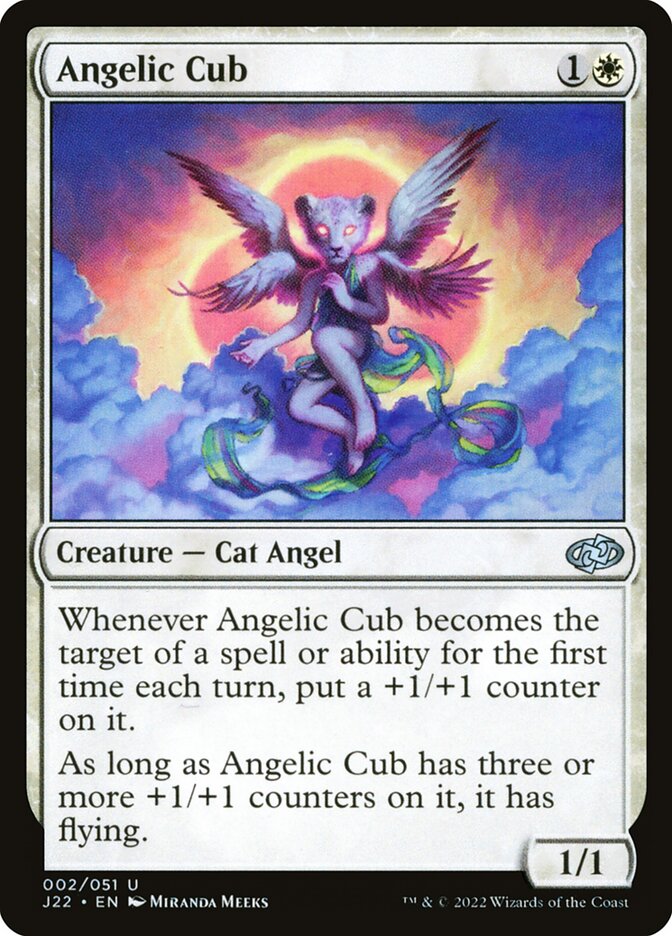 Angelic Cub – Uncommon Magic: The Gathering card from Jumpstart 2022 (#2)
