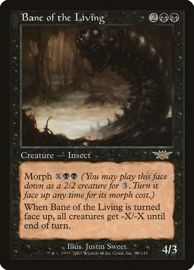 Bane of the Living – Rare Magic: The Gathering card from Legions (#60)