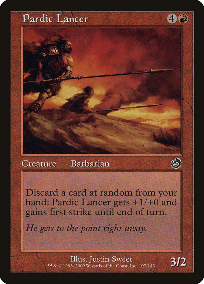 Pardic Lancer – Common Magic: The Gathering card from Torment (#107)