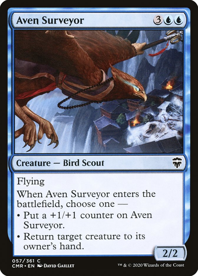 Aven Surveyor – Common Magic: The Gathering card from Commander Legends (#57)