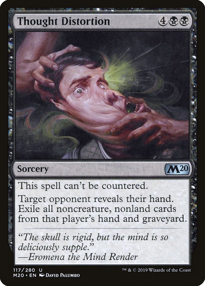 Thought Distortion – Uncommon Magic: The Gathering card from Core Set 2020 (#117)