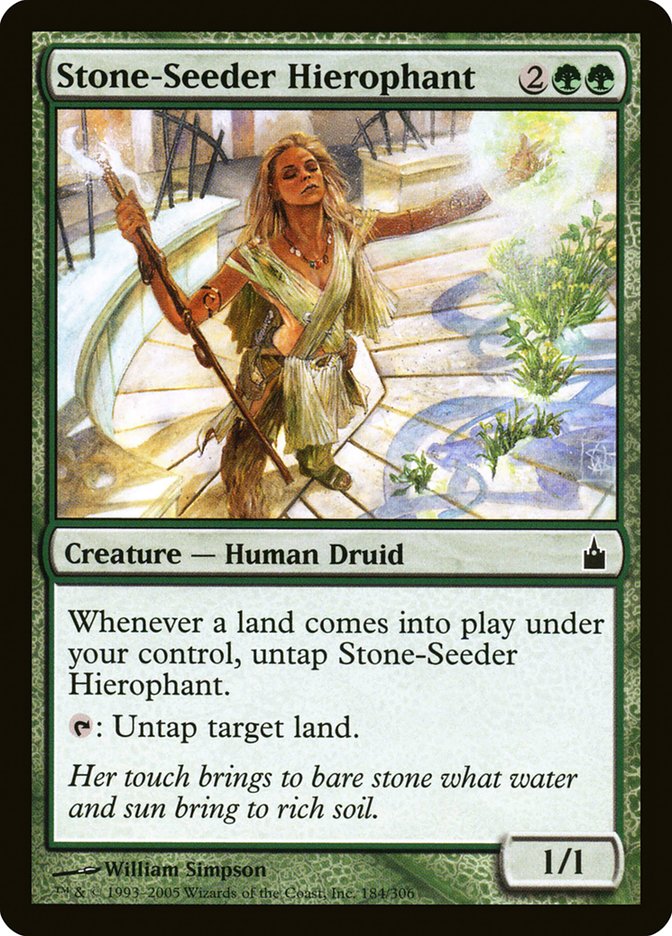 Stone-Seeder Hierophant – Common Magic: The Gathering card from Ravnica: City of Guilds (#184)