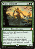 Avatar of Growth – Mythic Magic: The Gathering card from Game Night (#5)