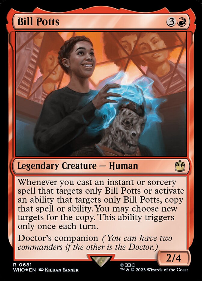 Bill Potts – Rare Magic: The Gathering card from Doctor Who (#681)