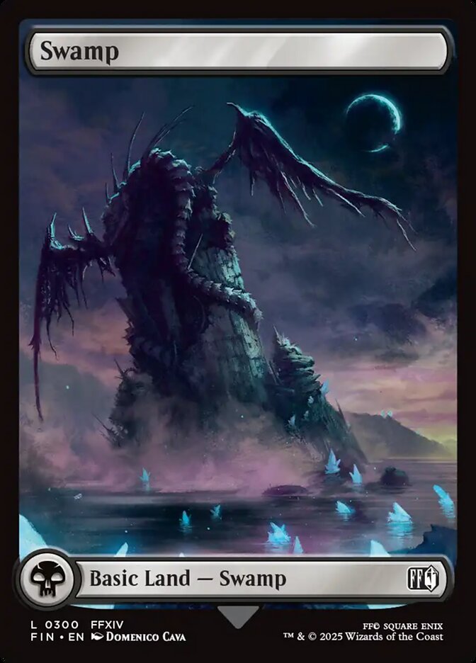 Swamp – Common Magic: The Gathering card from Final Fantasy (#300)