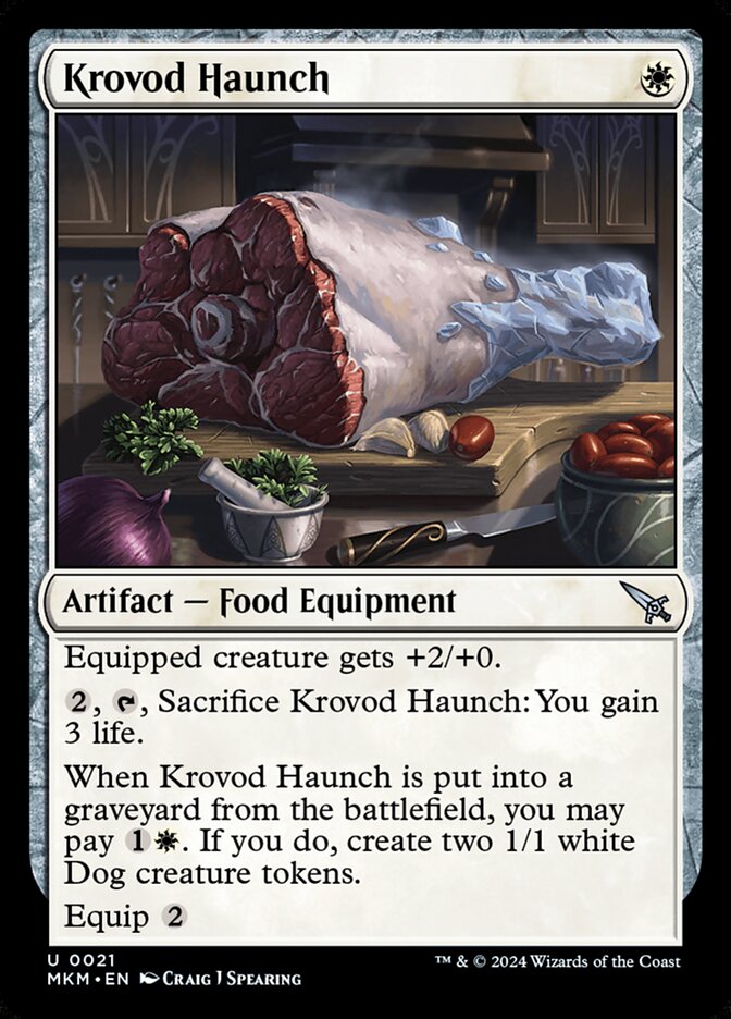 Krovod Haunch – Uncommon Magic: The Gathering card from Murders at Karlov Manor (#21)