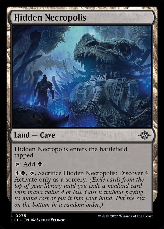 Hidden Necropolis – Common Magic: The Gathering card from The Lost Caverns of Ixalan (#275)
