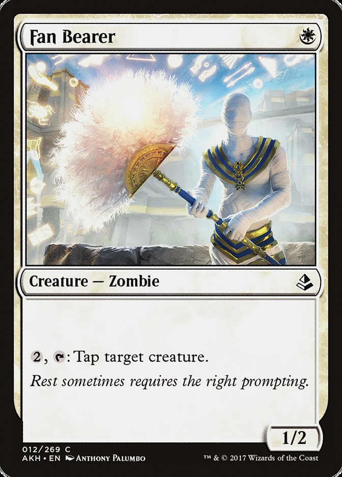 Fan Bearer – Common Magic: The Gathering card from Amonkhet (#12)