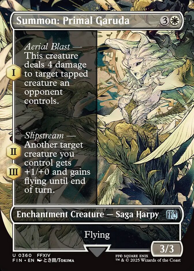 Summon: Primal Garuda – Uncommon Magic: The Gathering card from Final Fantasy (#360)