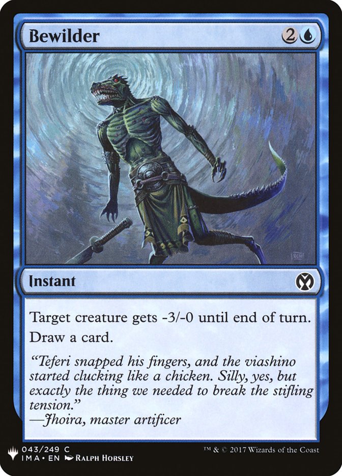 Bewilder – Common Magic: The Gathering card from The List (#IMA-43)