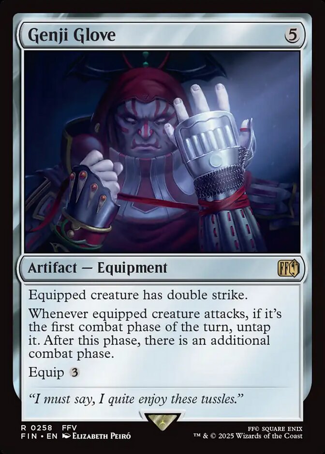 Genji Glove – Rare Magic: The Gathering card from Final Fantasy (#258)