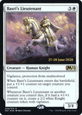 Basri's Lieutenant – Rare Magic: The Gathering card from Core Set 2021 Promos (#9s)