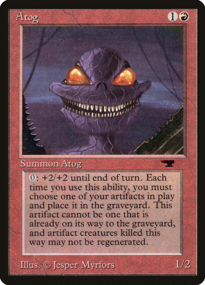 Atog – Common Magic: The Gathering card from Antiquities (#23†)