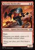 Razorkin Hordecaller – Uncommon Magic: The Gathering card from Duskmourn: House of Horror (#152)