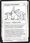 Champion of the Hareish – Rare Magic: The Gathering card from Mystery Booster 2 (#511)