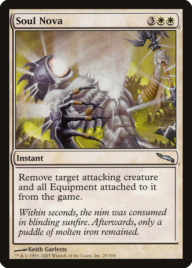 Soul Nova – Uncommon Magic: The Gathering card from Mirrodin (#25)