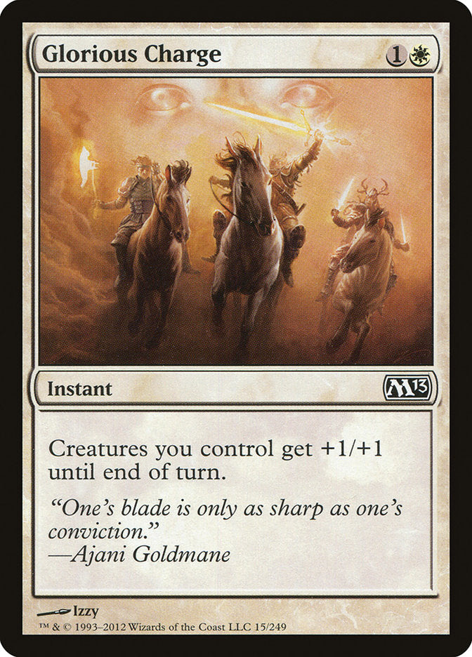 Glorious Charge – Common Magic: The Gathering card from Magic 2013 (#15)