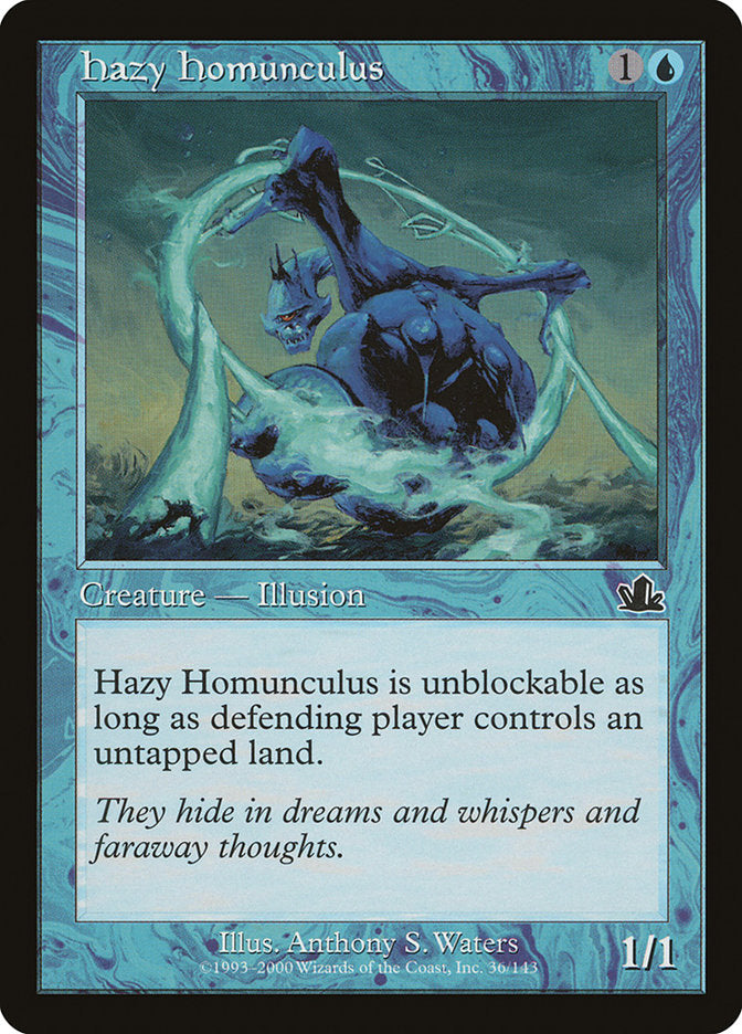 Hazy Homunculus – Common Magic: The Gathering card from Prophecy (#36)
