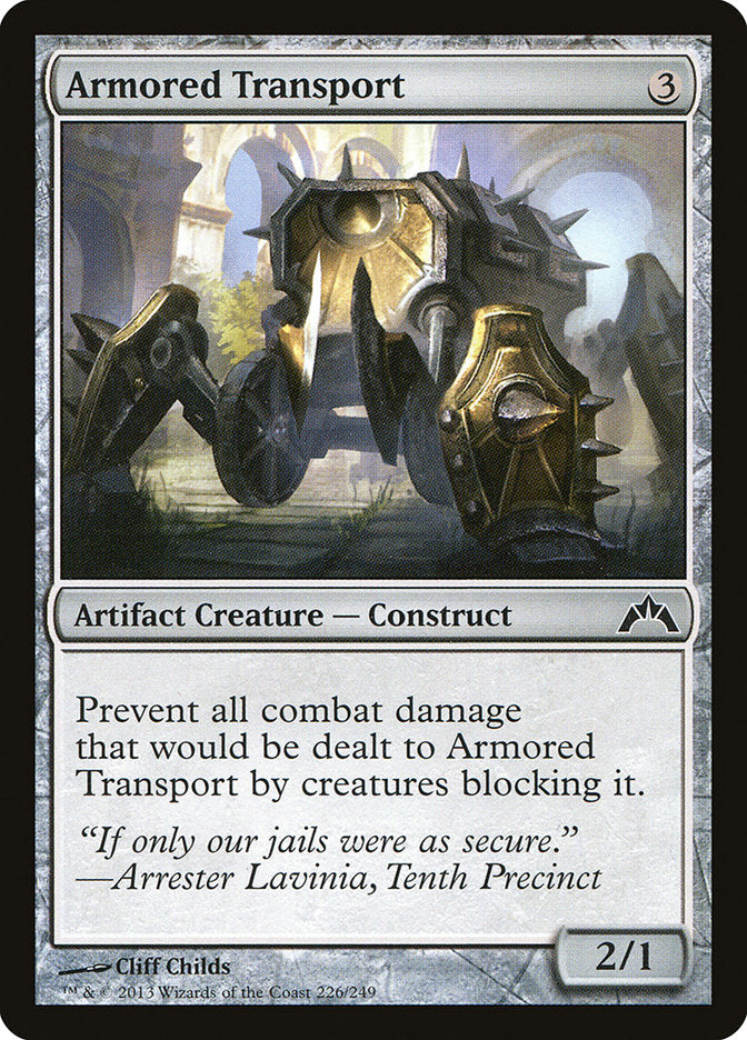 Armored Transport – Common Magic: The Gathering card from Gatecrash (#226)