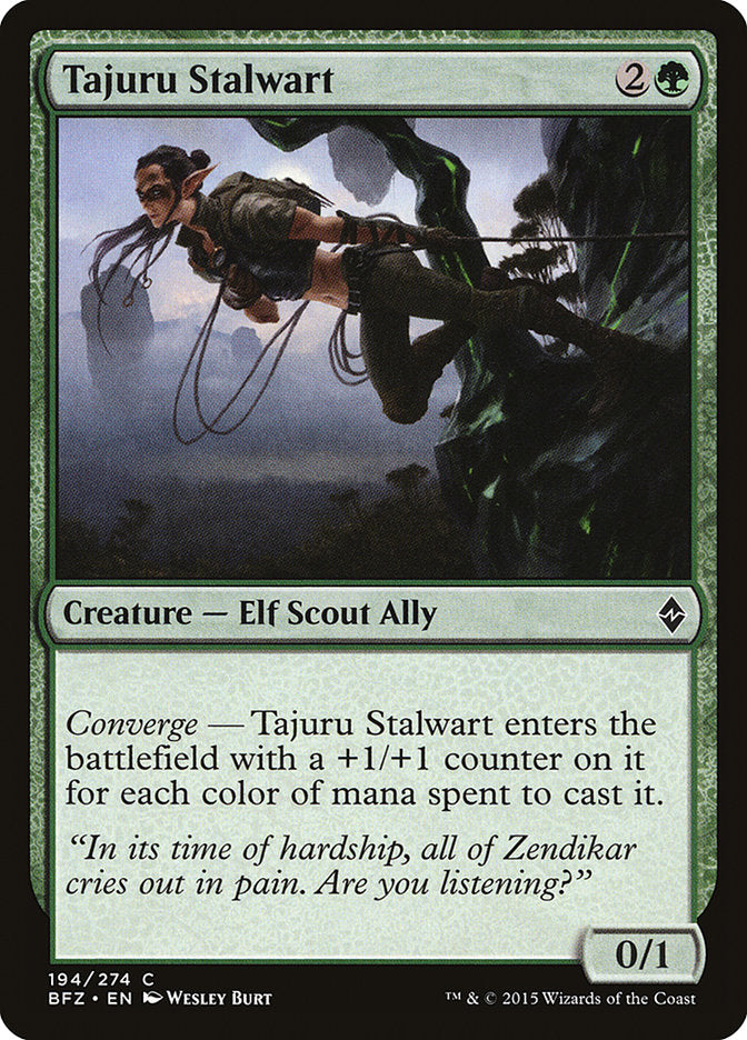 Tajuru Stalwart – Common Magic: The Gathering card from Battle for Zendikar (#194)