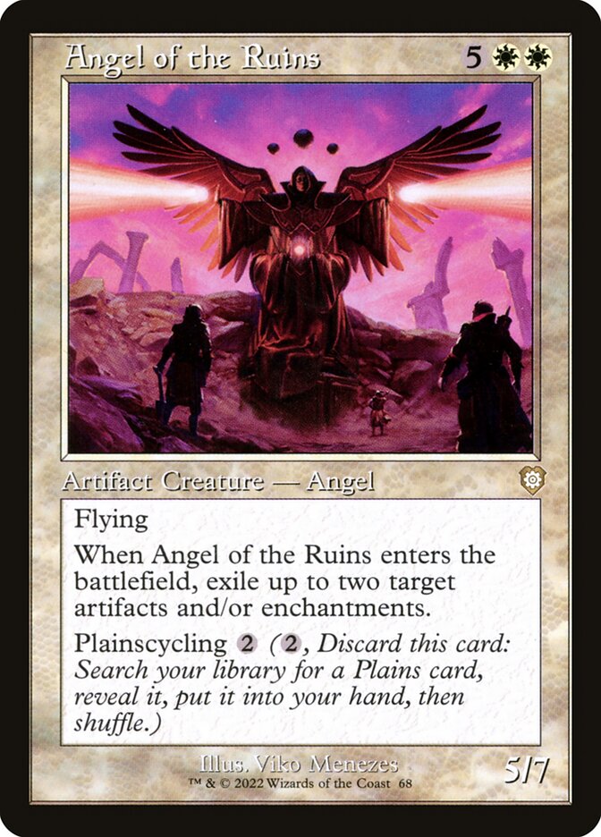 Angel of the Ruins – Rare Magic: The Gathering card from The Brothers' War Commander (#68)