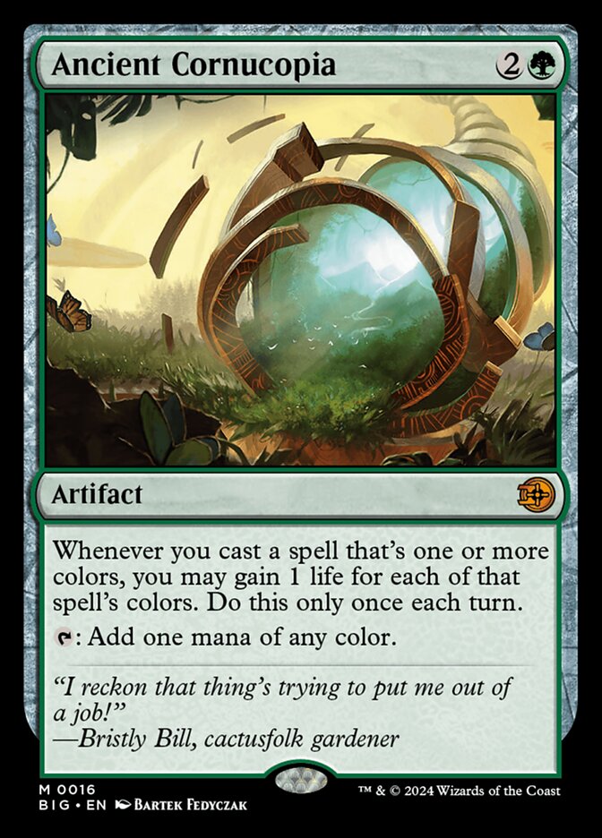 Ancient Cornucopia – Mythic Magic: The Gathering card from The Big Score (#16)