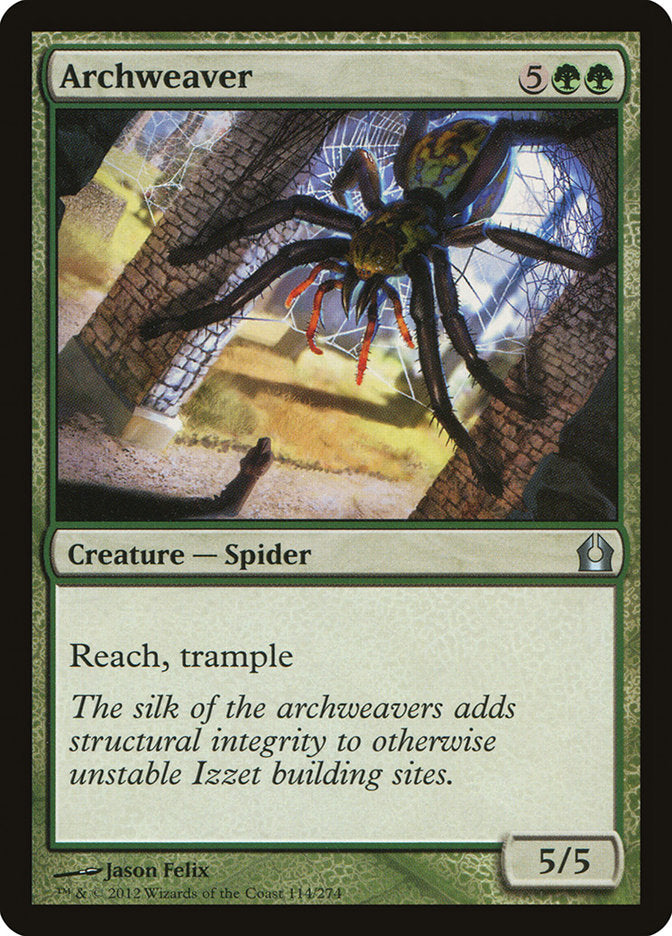 Archweaver – Uncommon Magic: The Gathering card from Return to Ravnica (#114)