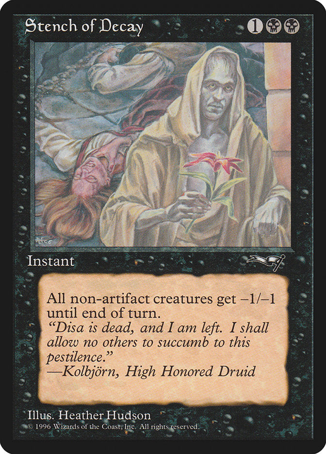 Stench of Decay – Common Magic: The Gathering card from Alliances (#61a)