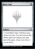 Black Tulip – Uncommon Magic: The Gathering card from Unknown Event (#UA01a)