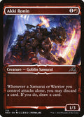 Akki Ronin – Common Magic: The Gathering card from Kamigawa: Neon Dynasty (#319)